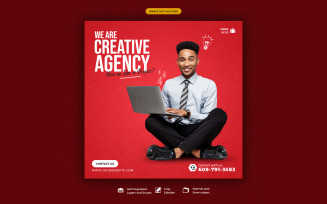 We Are Creative Marketing Agency Social Media Templates