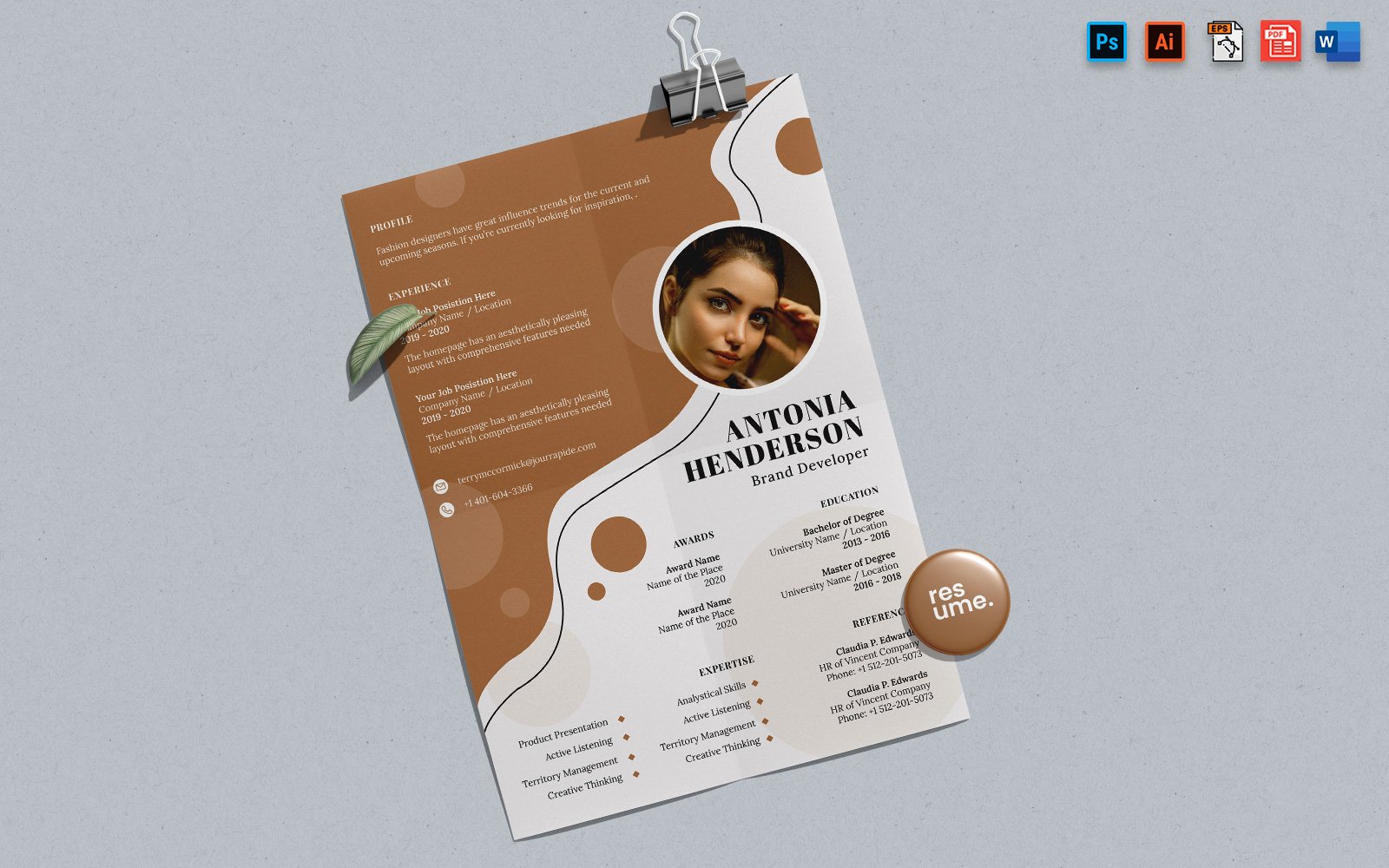 Template #255380 Clean Colour Webdesign Template - Logo template Preview