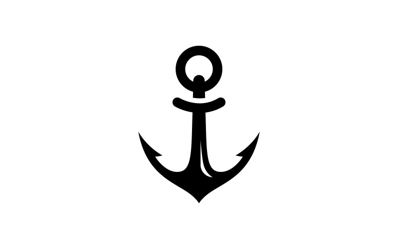 Anchor Logo Vector Symbol V1 Logo Template