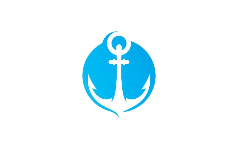 Anchor Logo Vector Symbol V3 Logo Template