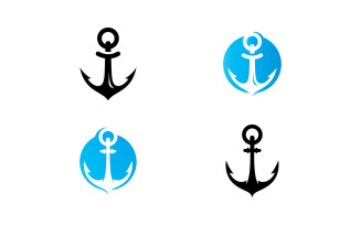 Anchor Logo Vector Symbol V4
