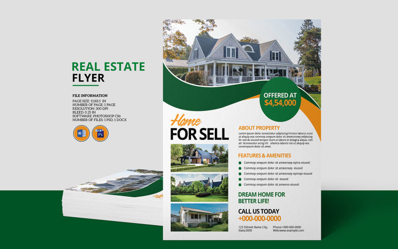 Real Estate Flyer Company Flyer Corporate Identity