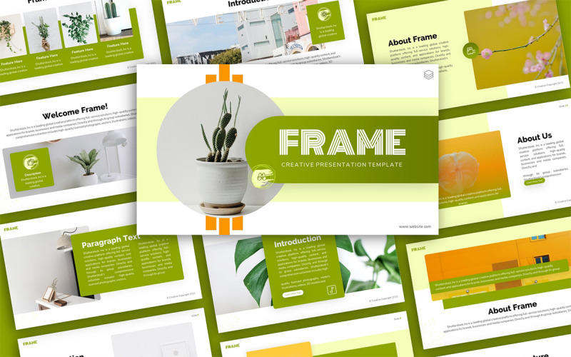 Frame Creative Multipurpose PowerPoint Presentation Template PowerPoint Template
