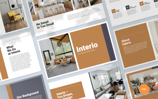 Interior Design - Presentation Google Slides Template