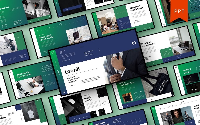 Leonit – Business Keynote Template PowerPoint Template