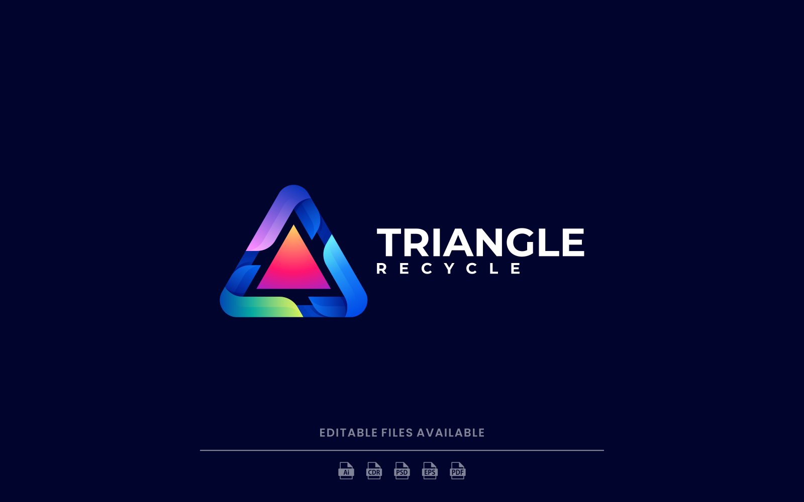 Vector Triangle Colorful Logo