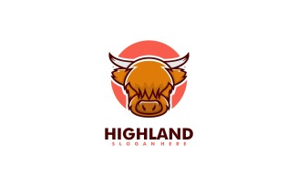 Bull Simple Mascot Logo Design