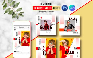 Fashion Product Instagram Promotional Banner Template