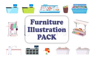 Furniture Illustration Bundle