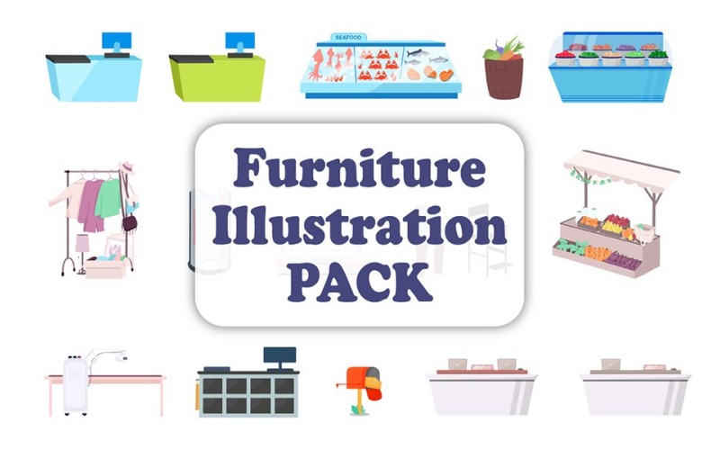 Furniture Illustration Bundle