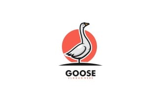 Goose Simple Mascot Logo Style