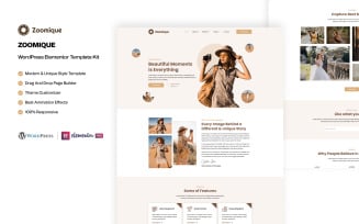 Zoomique – Photography and Video Recording Services WordPress Elementor Template Kit