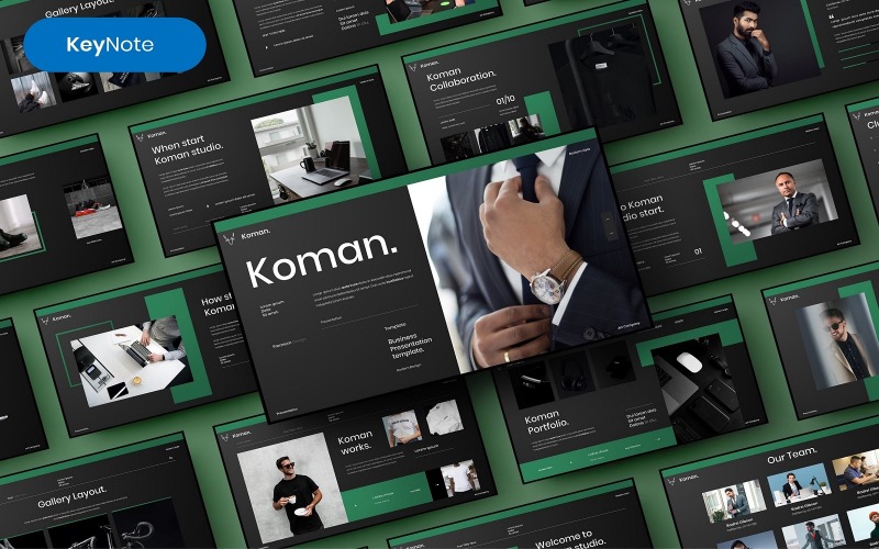Koman – Business Keynote Template