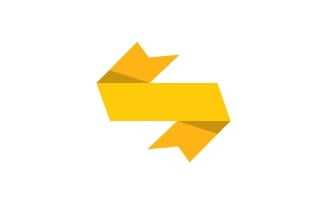 Ribbons Tags Logo Vector Symbol V9