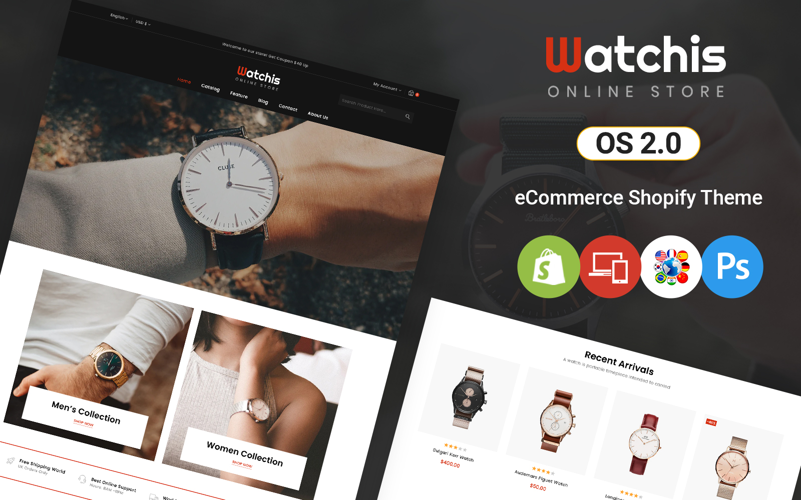 Watches Responsive Shopify Theme