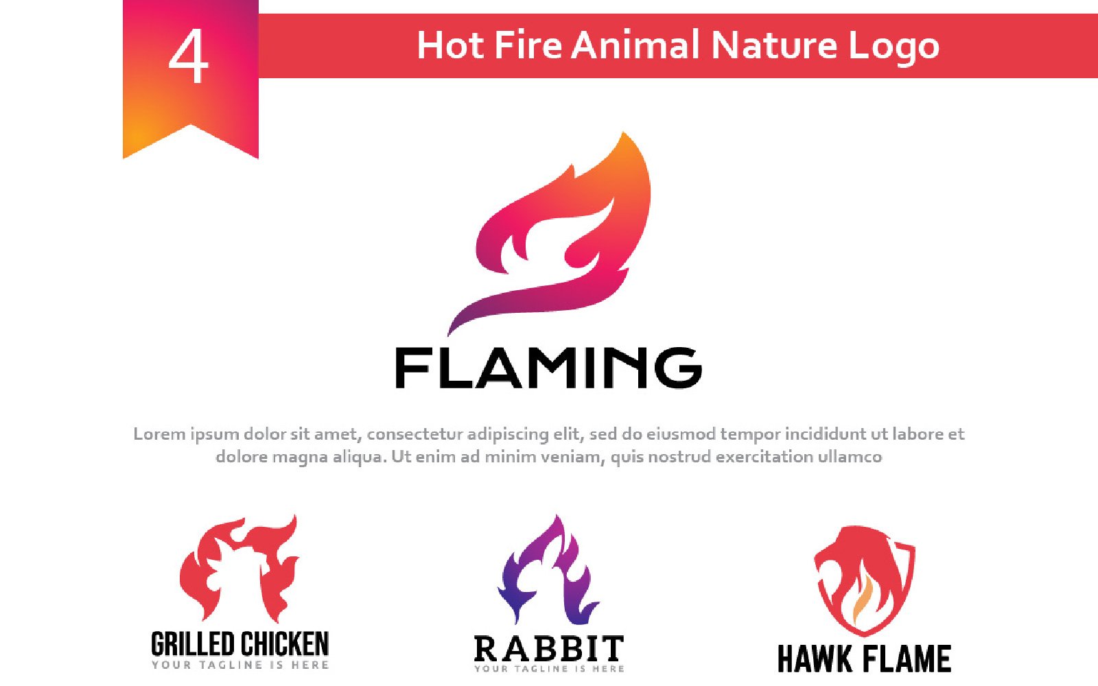 Kit Graphique #255735 Hawk Flamme Divers Modles Web - Logo template Preview