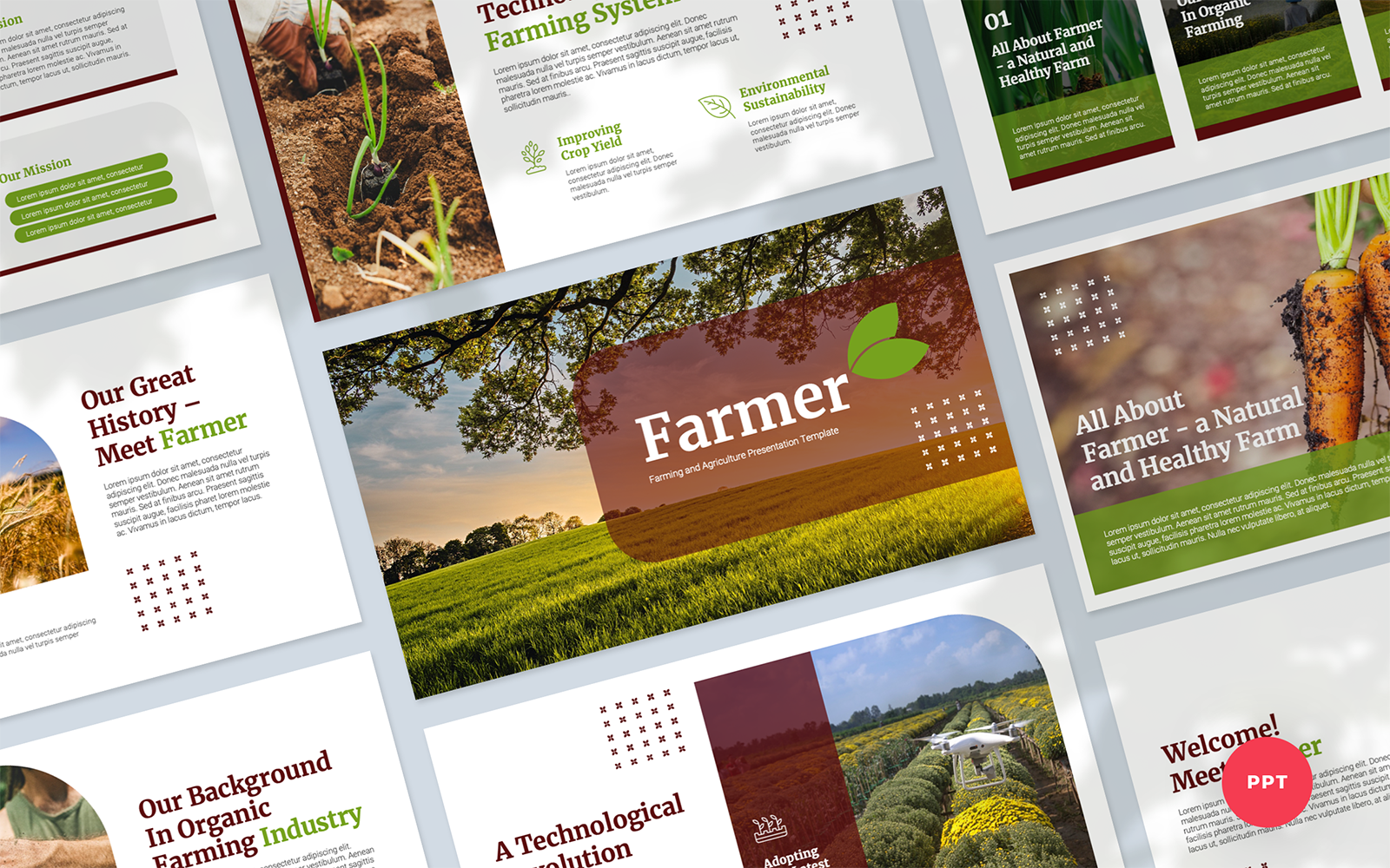 Kit Graphique #255782 Presentation Farm Divers Modles Web - Logo template Preview