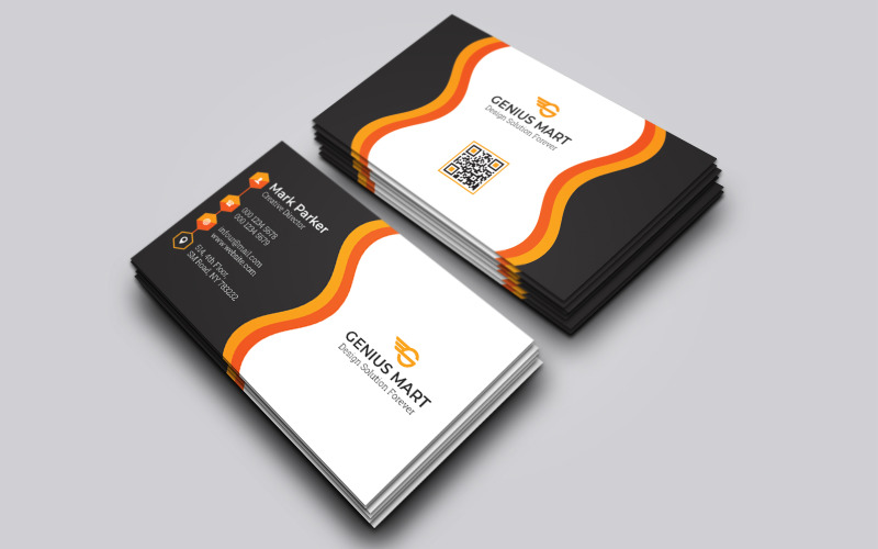 Business Card Template 32 Corporate Identity
