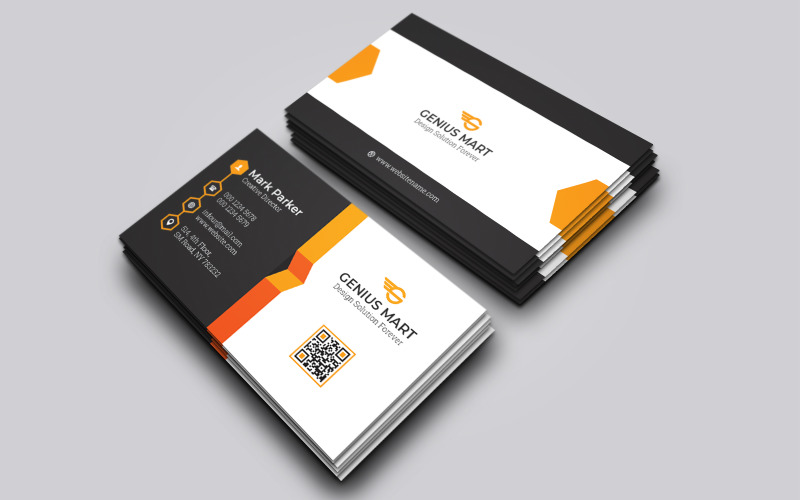 Corporate Business Card Template 23 Corporate Identity
