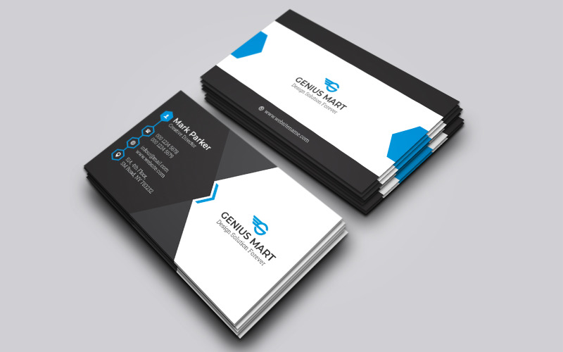 Corporate Business Card Template 33 Corporate Identity