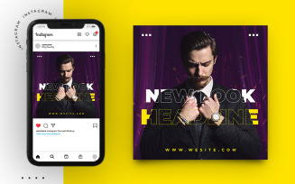 New Arrival Fashion Sale Social Media Instagram Post Banner Template