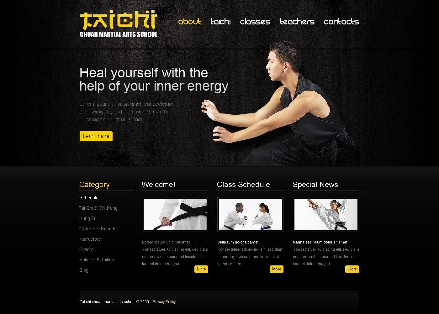 martial-arts-website-template-25624