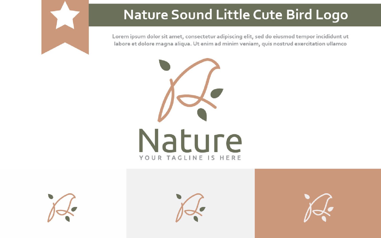 Template #256099 Sound Little Webdesign Template - Logo template Preview