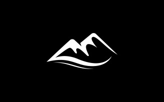 Mountain Logo Vector Design V2
