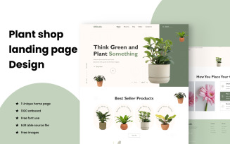 Plant Shop Website UI Design
