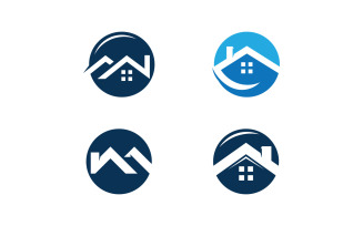 Real Estate Vector Logo Design Template V10