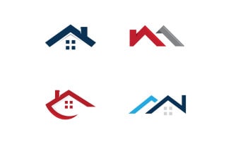 Real Estate Vector Logo Design Template V9