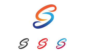 S letter Initial Logo Vector Business Vector V15
