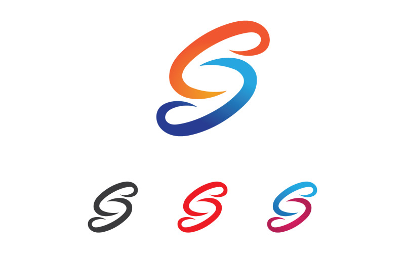 S letter Initial Logo Vector Business Vector V15 Logo Template