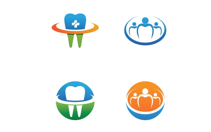 Dental Care Logo Health Vector Symbol Icon V37 Logo Template
