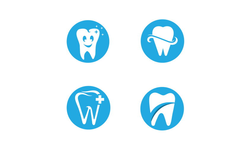 Dental Care Logo Health Vector Symbol Icon V41 Logo Template