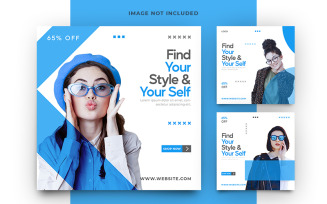 Fashion Sale Collection Social Media Instagram Facebook Post Banner Template