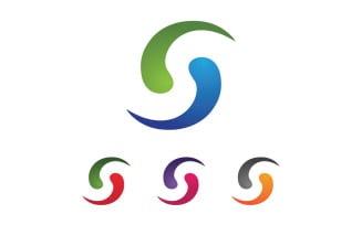 S letter Initial Logo Vector Business Vector V25