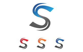 S letter Initial Logo Vector Business Vector V29