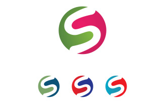 S letter Initial Logo Vector Business Vector V34