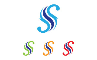 S letter Initial Logo Vector Business Vector V36