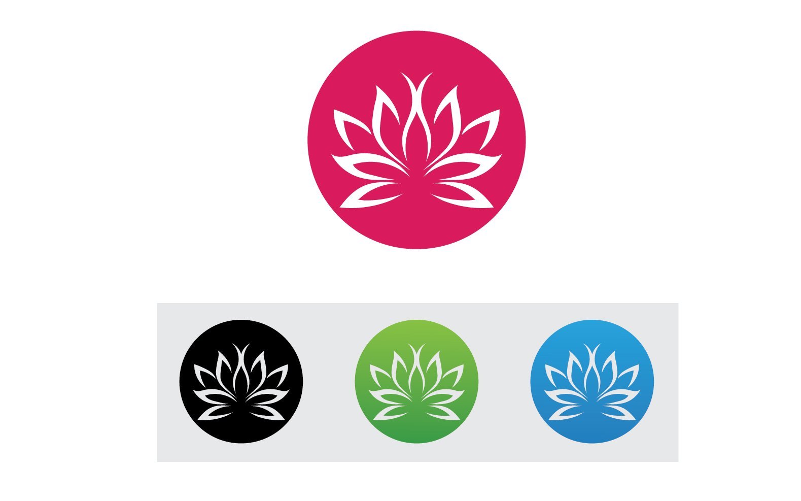 Template #256394 Lotus Flower Webdesign Template - Logo template Preview