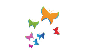Beauty Butterfly Vector Logo Design V10