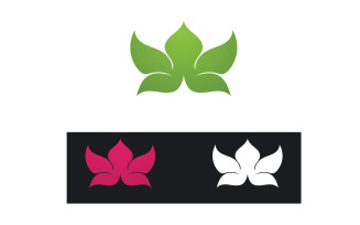 Vector Lotus Flower Logo And symbol V8