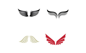 Wing Falcon Bird Eagle Logo And Symbol Vector V11