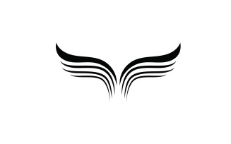 Wing Falcon Bird Eagle Logo And Symbol Vector V4