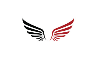 Wing Falcon Bird Eagle Logo And Symbol Vector V8