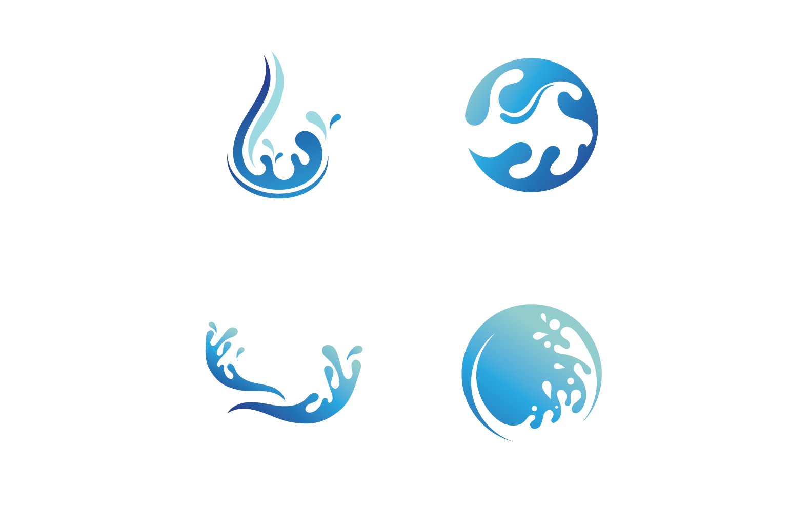 Kit Graphique #256493 Symbol Water Divers Modles Web - Logo template Preview