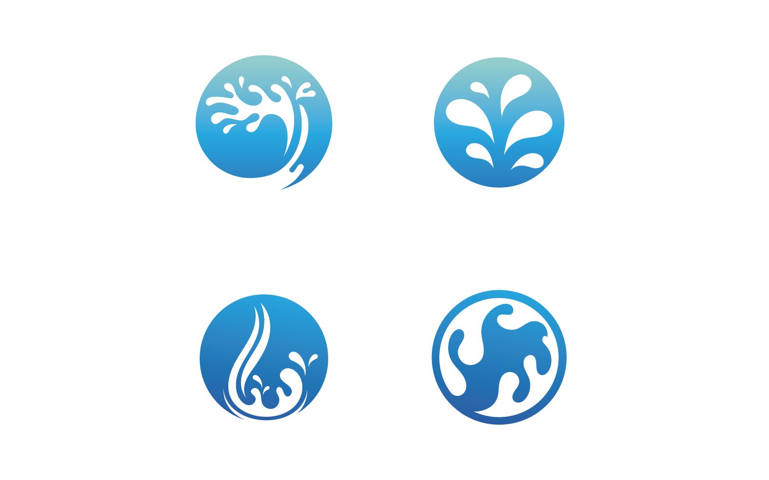 Kit Graphique #256494 Symbol Water Divers Modles Web - Logo template Preview