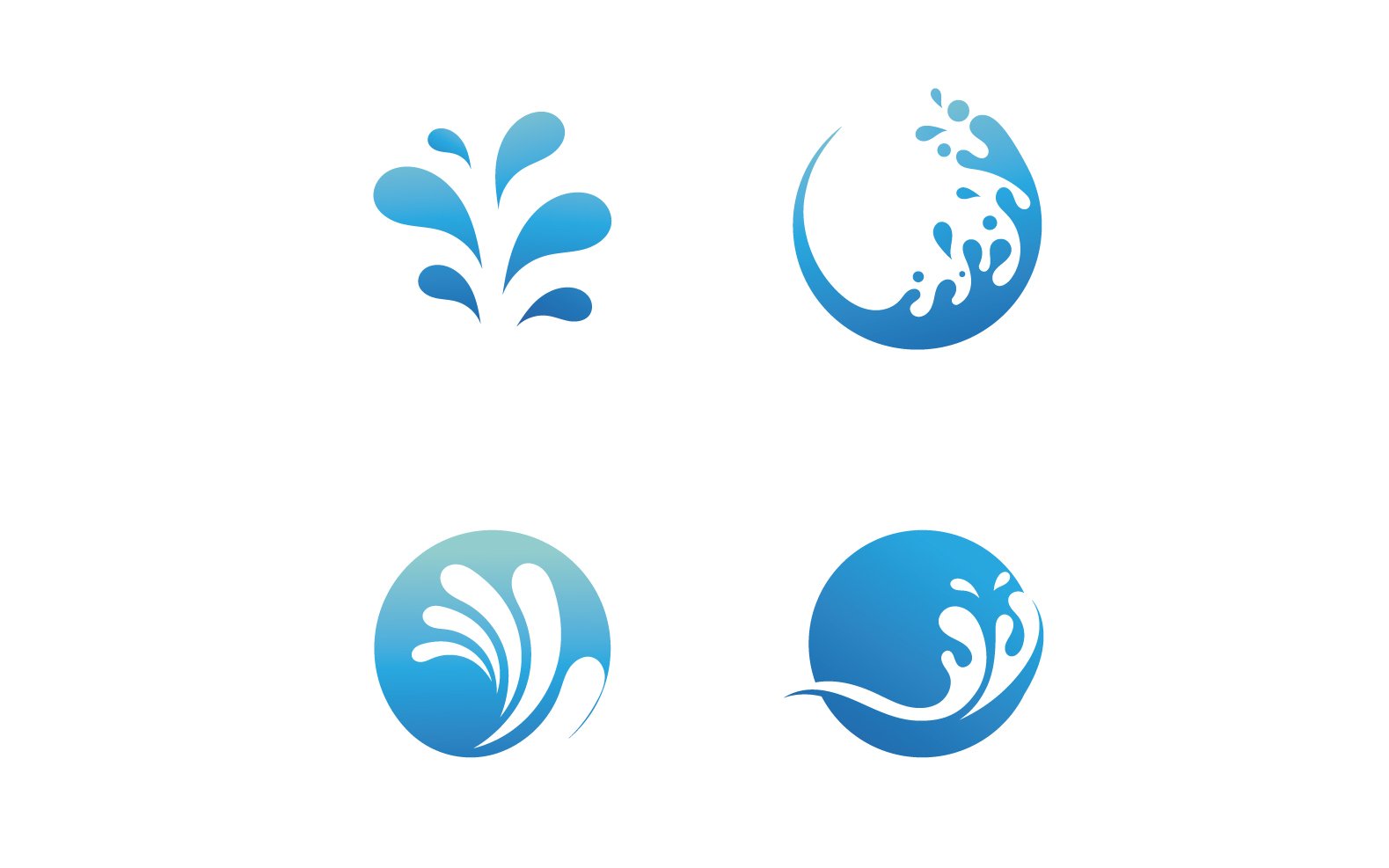 Kit Graphique #256495 Symbol Water Divers Modles Web - Logo template Preview