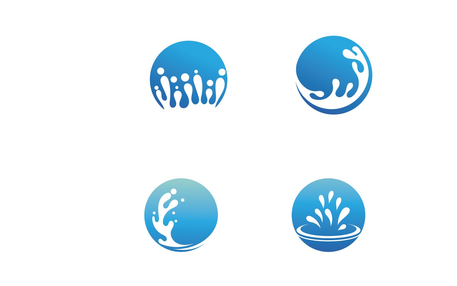 Kit Graphique #256496 Symbol Water Divers Modles Web - Logo template Preview